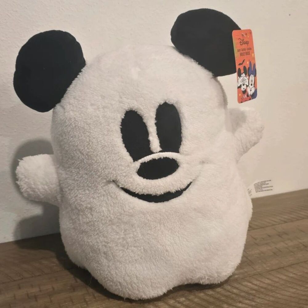 Disney Mickey Mouse Ghost Halloween Plush 14" Sam’s Club Exclusive NWT